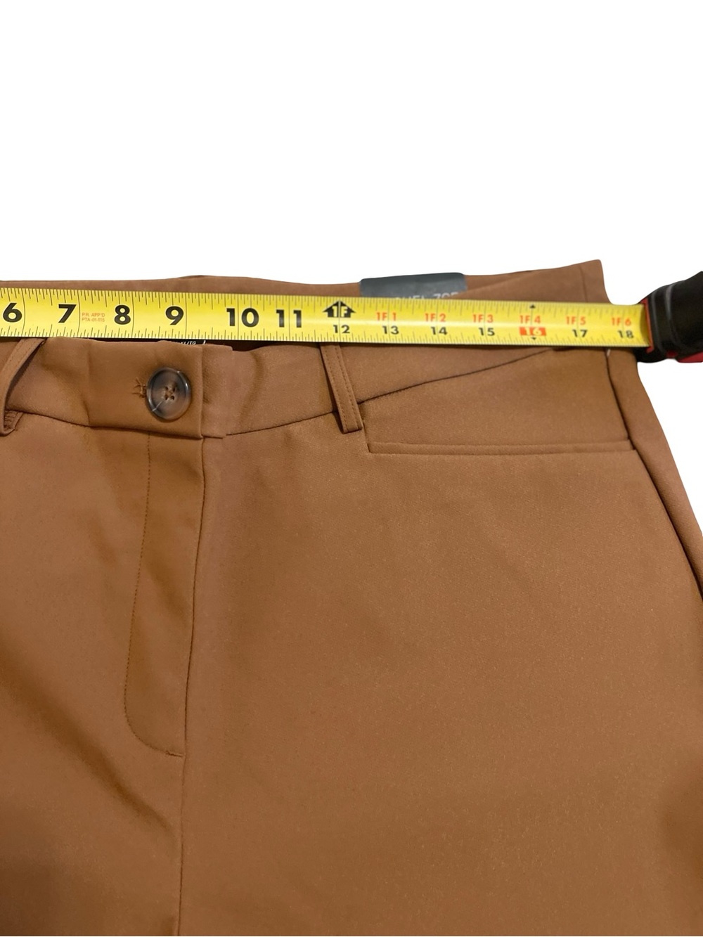 Rachel Zoe Tan High-Rise Slim Leg Dress Pants - Size XL NWT - Picture 3 of 6